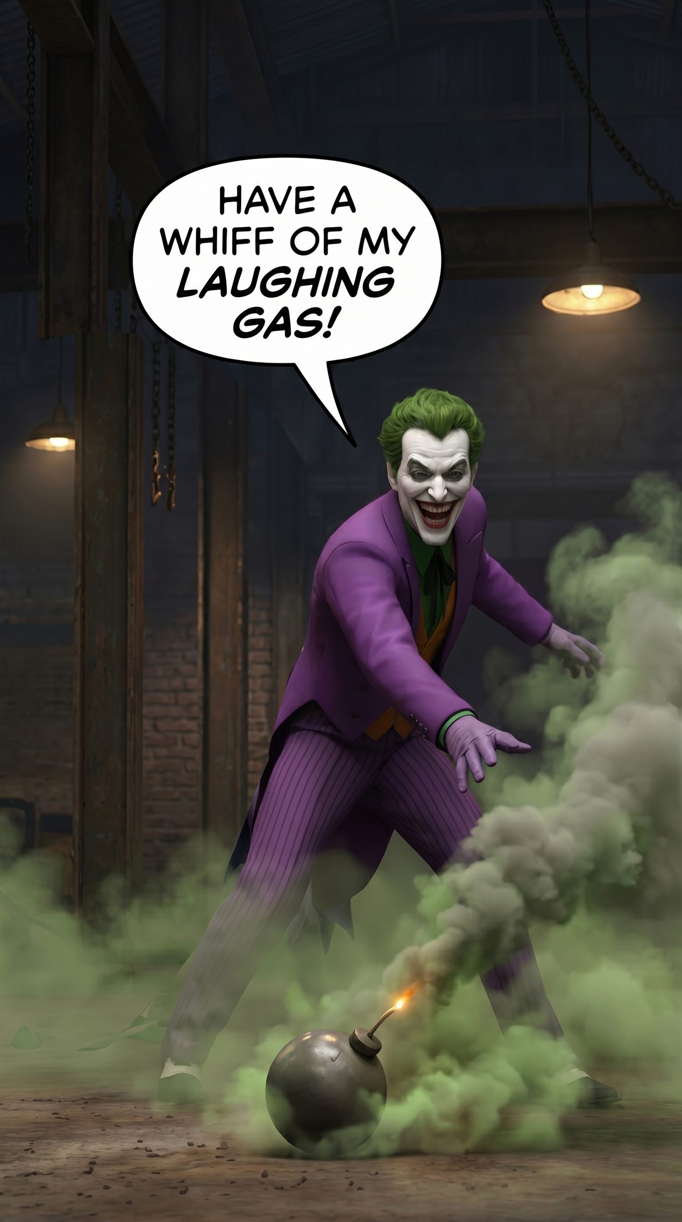 Batman '66 Teil 1 – Mobile Version, Seite 52 — KI-Comic über weibliches Muskelwachstum