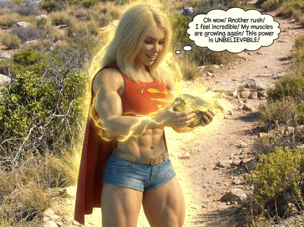 Jacked Jill Part 1, page 22 — AI female muscle growth comic