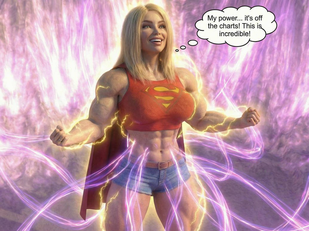 Jacked Jill Part 2, page 10 — AI female muscle growth comic