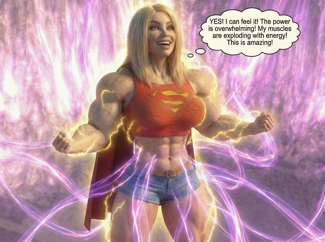 Jacked Jill Part 2, page 11 — AI female muscle growth comic
