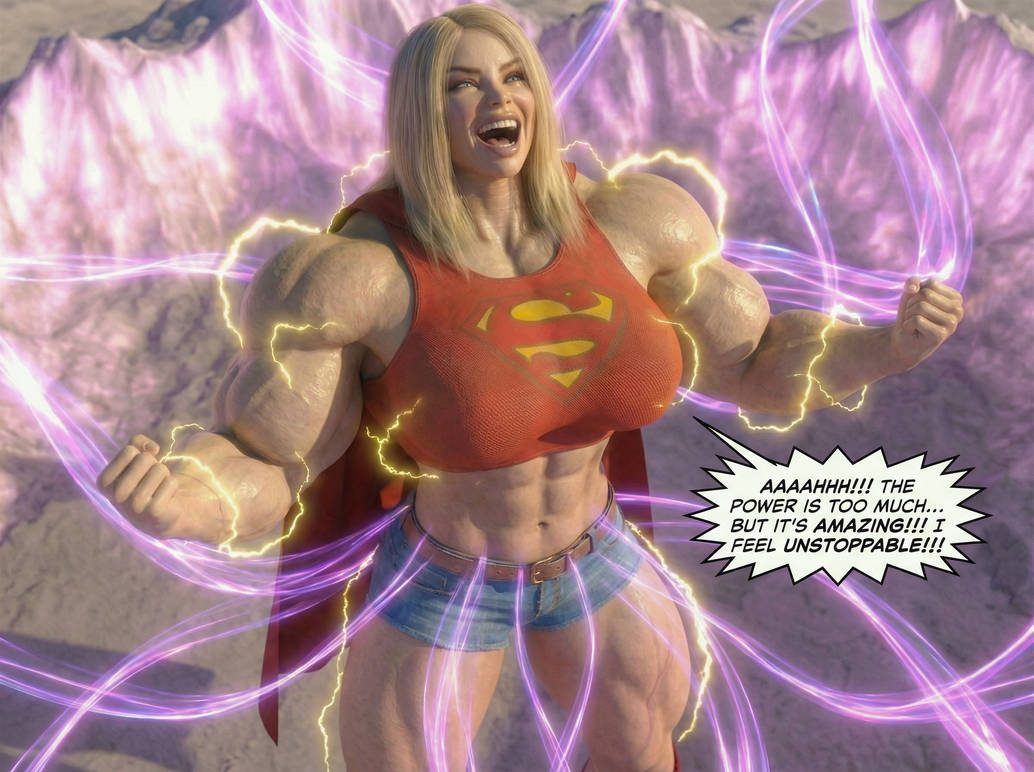 Jacked Jill Part 2, page 15 — AI female muscle growth comic