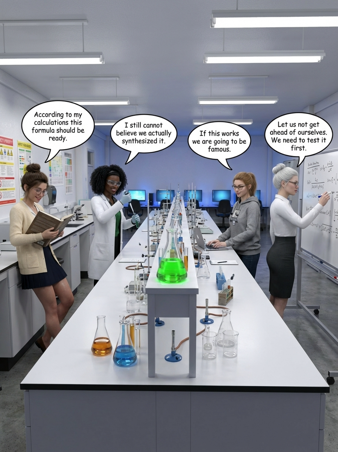 Lab Rats Part 1, page 2 — AI muscle growth comic