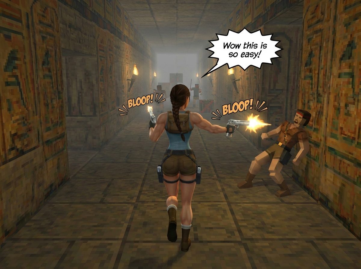 Lara Breaks the 4th Wall Part 2, page 1 — AI female muscle growth comic