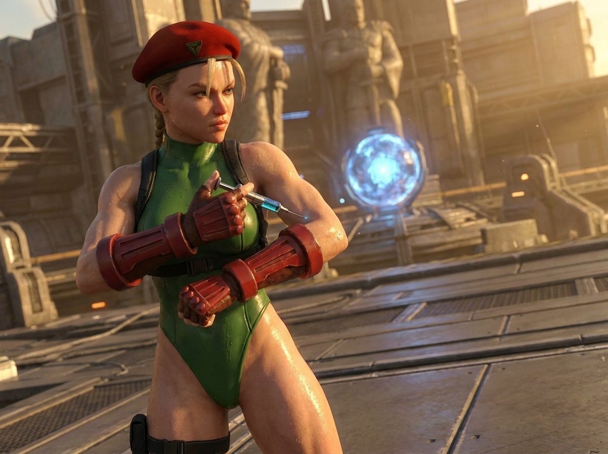 Psycho Cammy Part 1, page 2 — AI female muscle growth comic