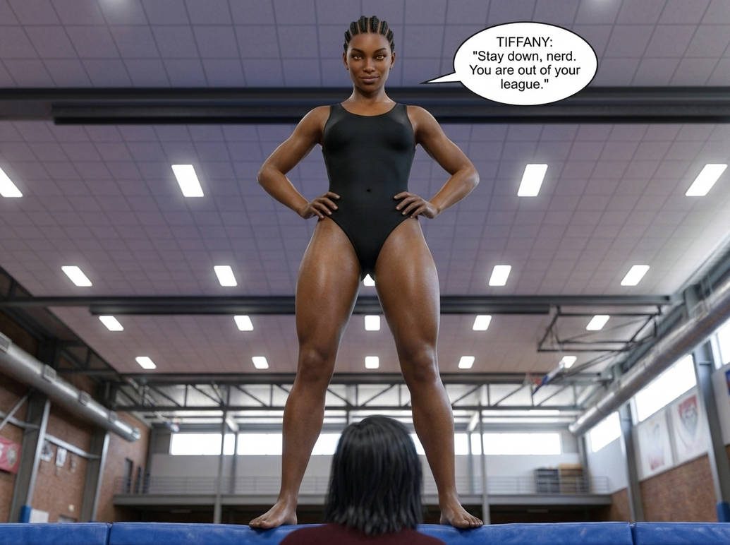 The B.A.D. Idea Part 1, page 20 — AI female muscle growth comic