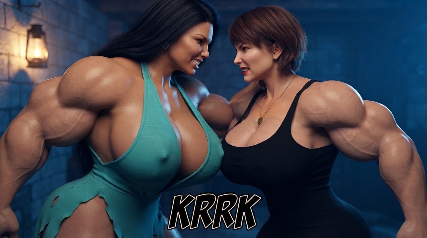 True Size Part 1, page 118 — AI female muscle growth comic
