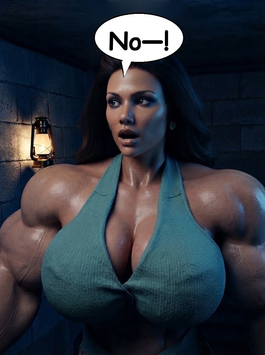 True Size Part 1, page 123 — AI female muscle growth comic