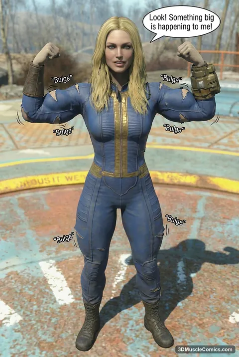Vault Dweller — AI muscle art