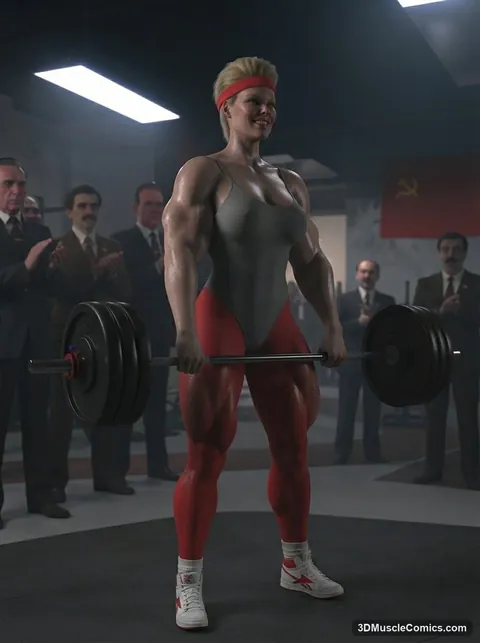Ludmila (Rawcky 4) — AI muscle art